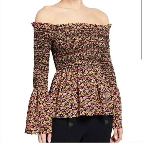 ALC AGRA TOP 100% SILK - Picture 2 of 6